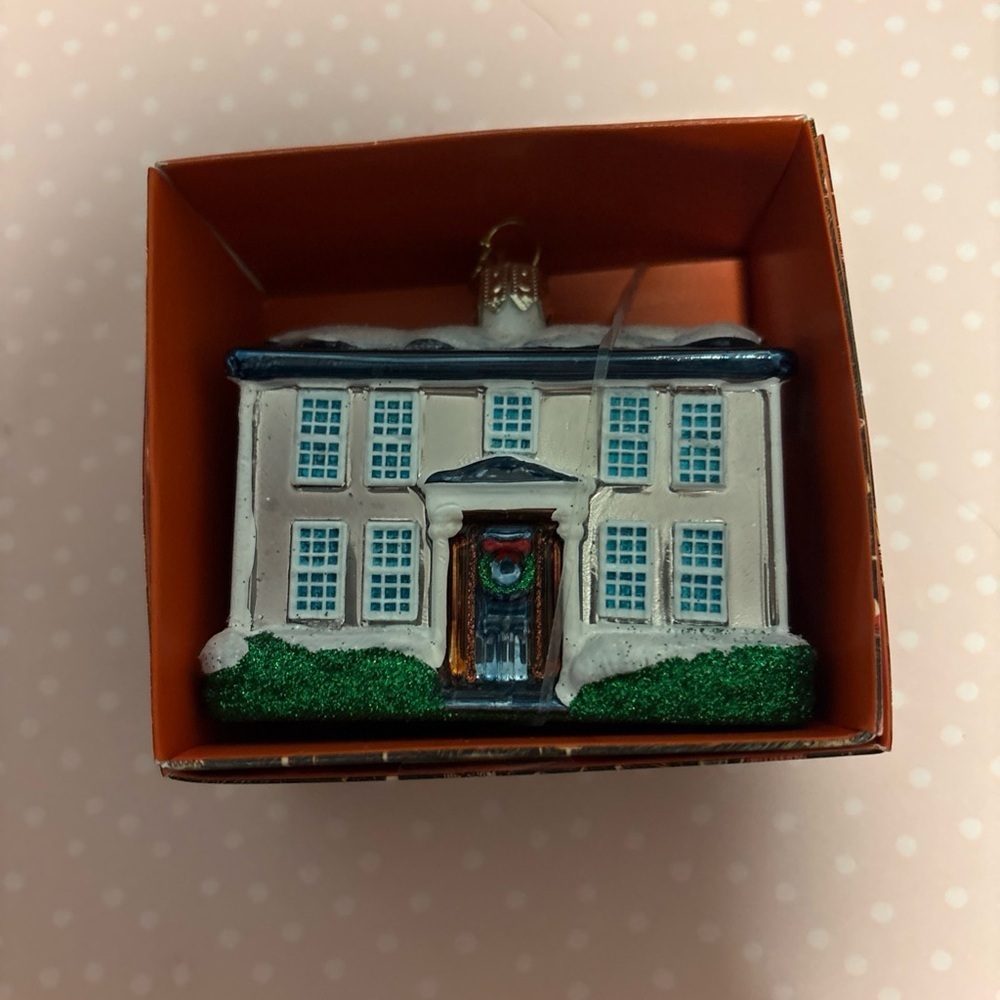 John Derian for Target Glass Holiday House Ornament Christmas Brand New in Box